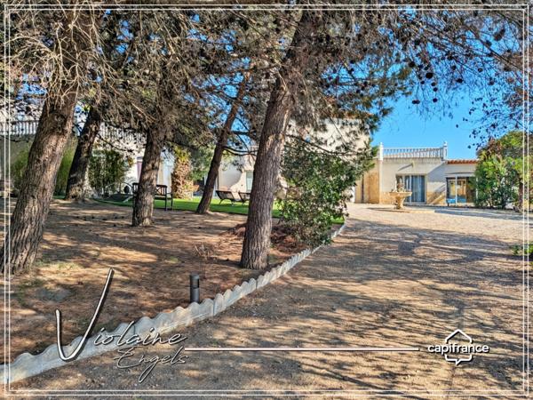 Bages – Vue mer et étang : Villa d’exception de 540 m² avec 7 suites et jardin paysager