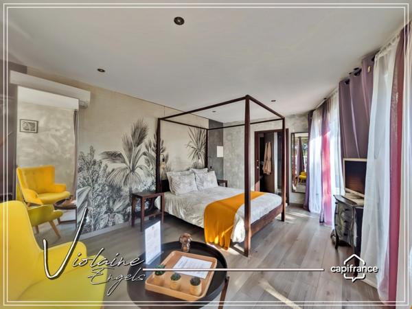 Bages – Vue mer et étang : Villa d’exception de 540 m² avec 7 suites et jardin paysager