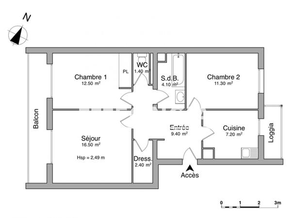 Location Appartement 3 pièces 64.8 m² - 50 MONTEE DU FORT Six Fours Les Plages 83140