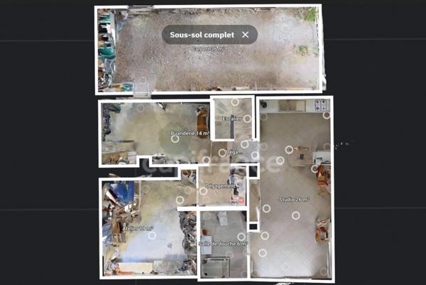 Dpt Côtes-d'Armor (22) - À vendre Saint-Agathon - Maison T6 - 160 m² - 4 chambres + studio indépendant - Terrain clos 1300 m² - Terrasse - Carport