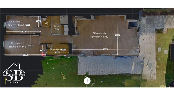 Kembs (68680) Maison de plain-pied, accès PMR, terrasse, jardin, garage