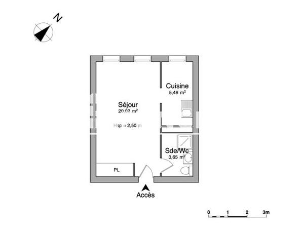 Location Studio 30 m² - RESIDENCE BEL AIR Garges Les Gonesse 95140