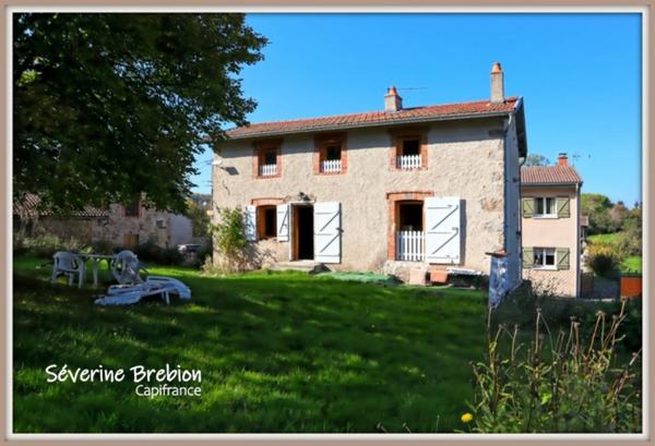 🏡 À vendre – Maison de campagne en pierre – 100 m² – Jardin 1 700 m² – Proche Noirétable (42)