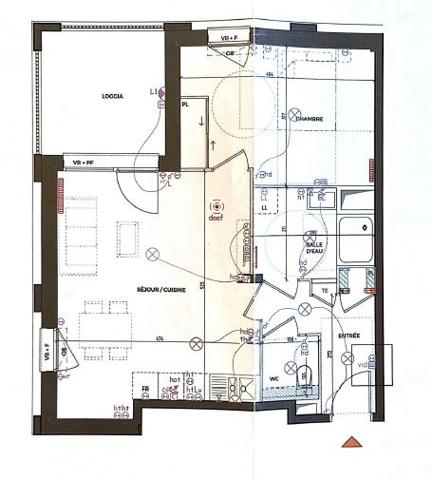 Appartement 2 pièces - 52 m² Exclusivité efficity