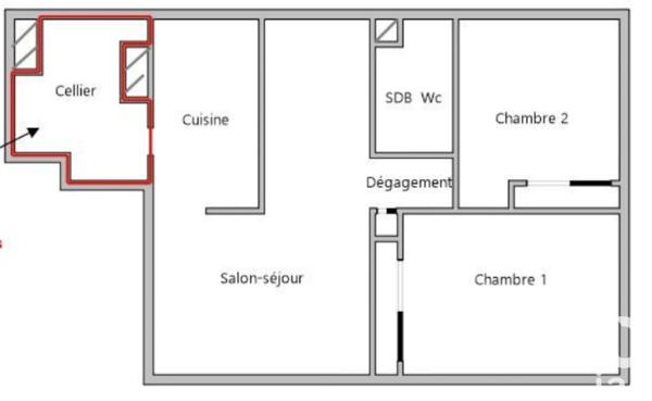 Appartement à vendre 3 pièces 66 m² Saint-Jean-de-Braye