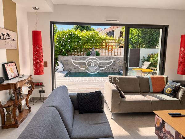 LAVÉRUNE – VILLA CONTEMPORAINE – DPE A – PISCINE – T2 INDÉPENDANT