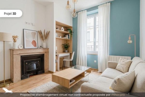 Appartement à vendre |                                       Villeurbanne |                                        2 pièces  |  39 m²