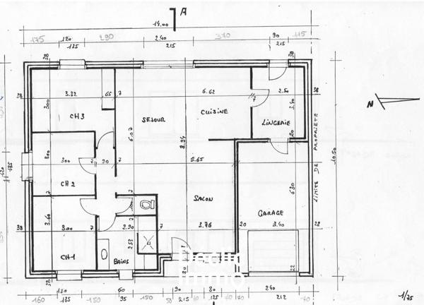 Vente maison individuelle Aizenay, 101m² 4 pièces 260 000€ avec garage