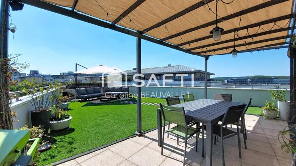 MASSY ATLANTIS – ROOFTOP AVEC TERRASSE PANORAMIQUE DE 123 m²