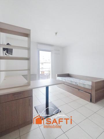 Studio meublé, idéal 1er achat ou investissement