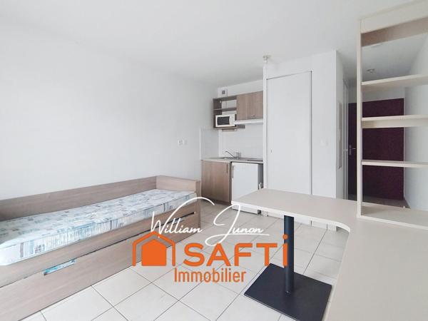 Studio meublé, idéal 1er achat ou investissement