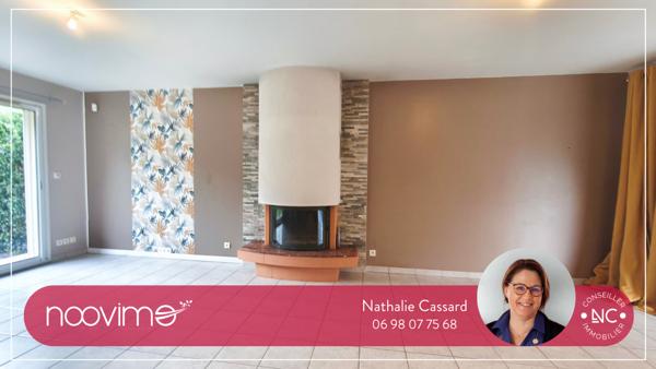 Maison en village 113 m² de Plain-pied 4 Chambres avec Véranda sur 535 m²