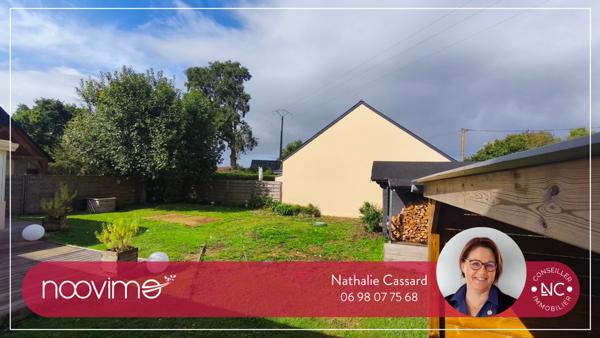 Maison en village 113 m² de Plain-pied 4 Chambres avec Véranda sur 535 m²