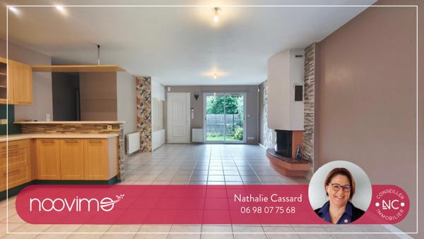 Maison en village 113 m² de Plain-pied 4 Chambres avec Véranda sur 535 m²