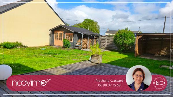 Maison en village 113 m² de Plain-pied 4 Chambres avec Véranda sur 535 m²