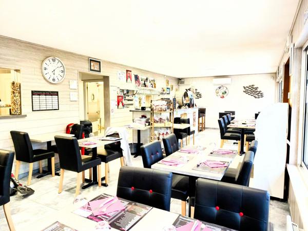 Fonds de commerce restaurant pizzéria avec sa belle terrasse sur axe passant proche du centre ville