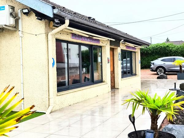 Fonds de commerce restaurant pizzéria avec sa belle terrasse sur axe passant proche du centre ville