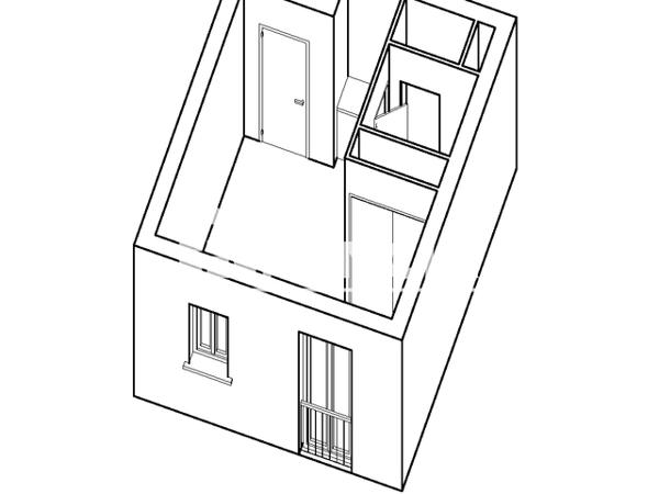 Location Studio 22.68 m² - 5 SQUARE ALBERT GORGIARD Rennes 35700