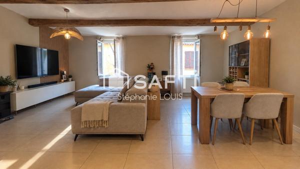 MAISON AVEC TERRASSE TROPEZIENNE ET REMISE