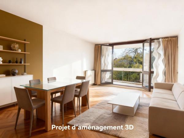 GARCHES - Buzenval appartement 4 pièces 83m2 – Sans vis à vis