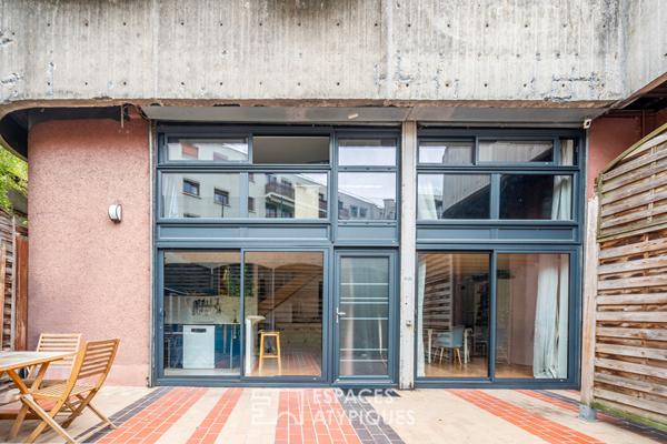 Duplex familial avec terrasse en coeur de ville