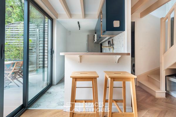 Duplex familial avec terrasse en coeur de ville