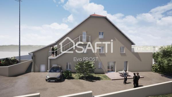 Situé à seulement 10 minutes de Besançon : surface brute de 58m2.