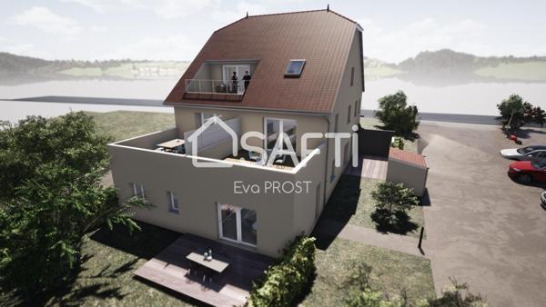 Situé à seulement 10 minutes de Besançon : surface brute de 58m2.