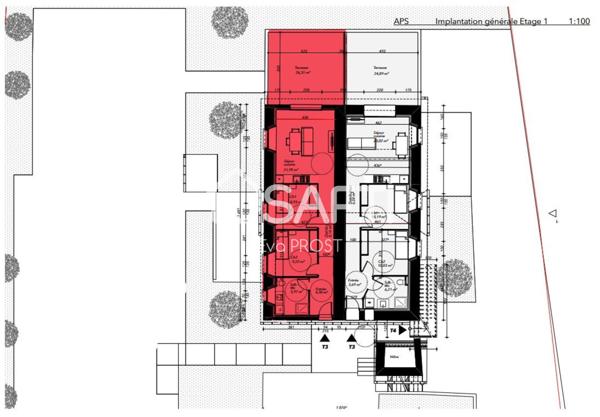 Situé à seulement 10 minutes de Besançon : surface brute de 58m2.