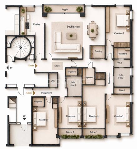 Paris 15e – Appartement familial modulaire rare, triple exposition, très lumineux (150 m²)