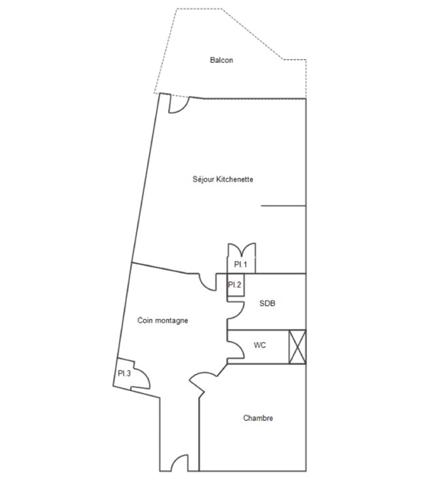 Huez (38750) T2 Meublé aux Bergers à l'alpe d'Huez