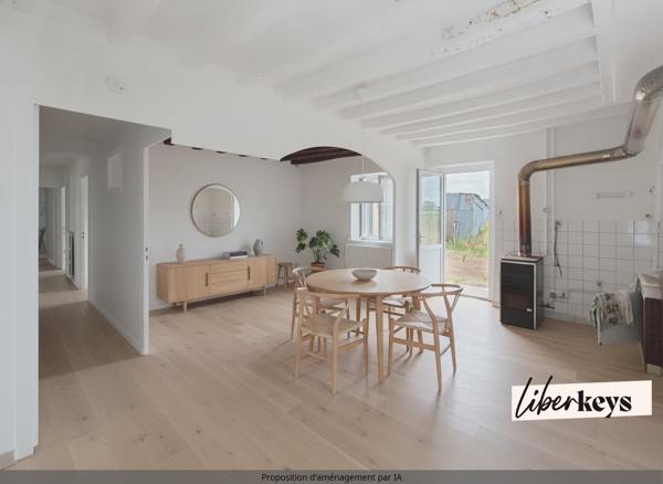 Ensemble immobilier à rénover – 3 habitations – Idéal gîtes ou projet familial