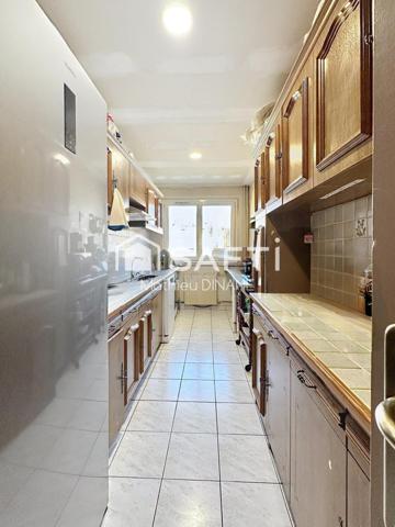 Appartement 98m2 avec ascenseur et deux balcons