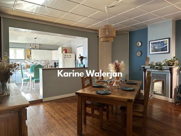 Rouvroy (62320) MAISON FAMILIALE 178 M2- 4 CHAMBRES-JARDIN-GARAGE