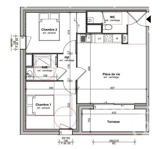 APPARTEMENT NEUF Type 3 à SAINT HILAIRE DE RIEZ
