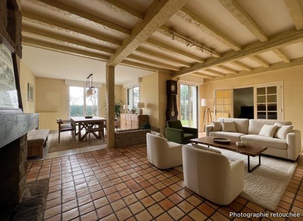 Maison sur sous-sol complet