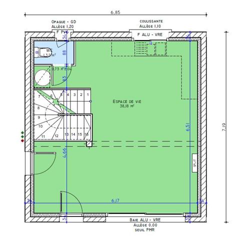 Sanary-sur-Mer (83110) Maison mitoyenne T4 avec jardin et 2 stationnements