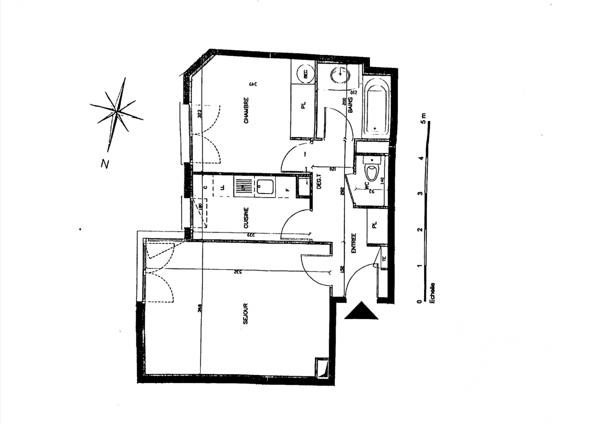 Appartement à vendre 2 pièces 48 m² Boulogne-Billancourt