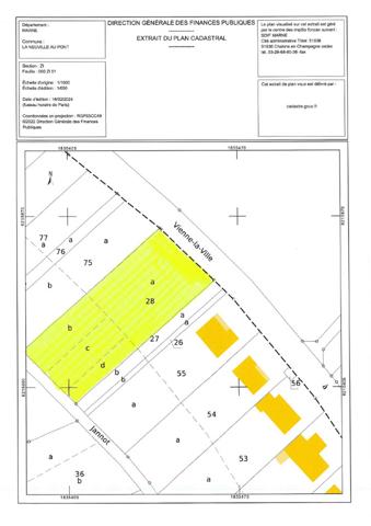 Achat terrain La Neuville-au-Pont - 2020 m² - 19 000 €