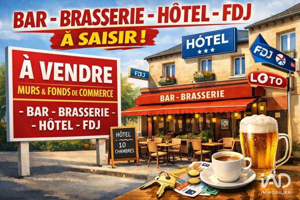 Bar-brasserie à vendre 300 m² Boves
