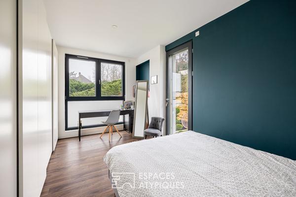 Maison contemporaine d’architecte avec vue panoramique et piscine