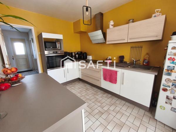 Maison 3 chambres jardin garage
