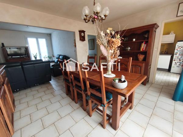 Maison 3 chambres jardin garage