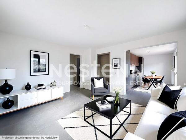 Bel appartement 3 pièces à vendre au Crouzet, 53 m² avec balcon !