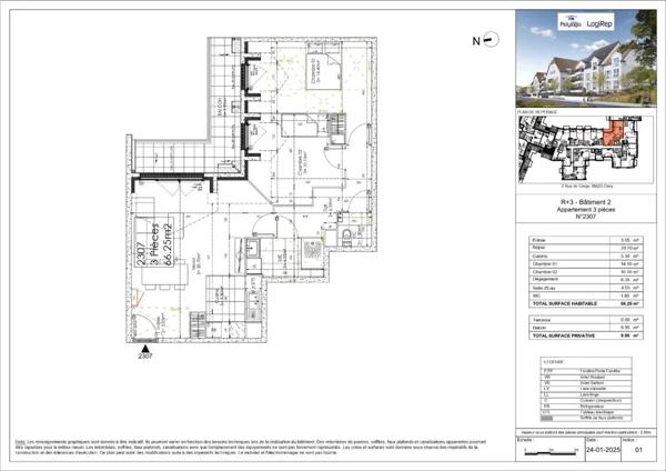 Appartement à louer à Osny (95520)