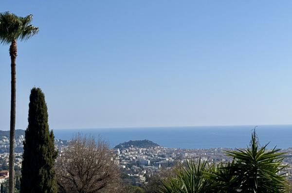 Nice (06100) GAIRAUT / TERRAIN VUE MER PANORAMIQUE / 2440m²