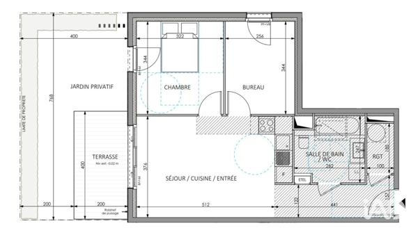 Appartement à vendre 2 pièces 54 m² Èze