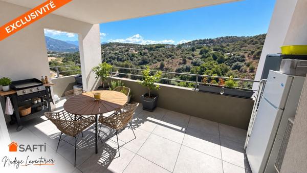 T3 RÉCENT 70 M² – TERRASSE PLEIN SUD – GARAGE proche Ajaccio