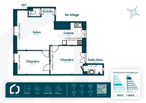 Vente / Appartement à Nemours (77140)