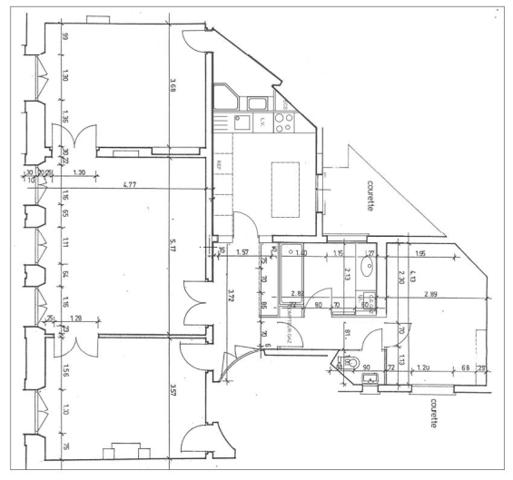 Exceptionnel Appartement F4 traversant face aux jardins du Luxembourg disposant de 3 chambres